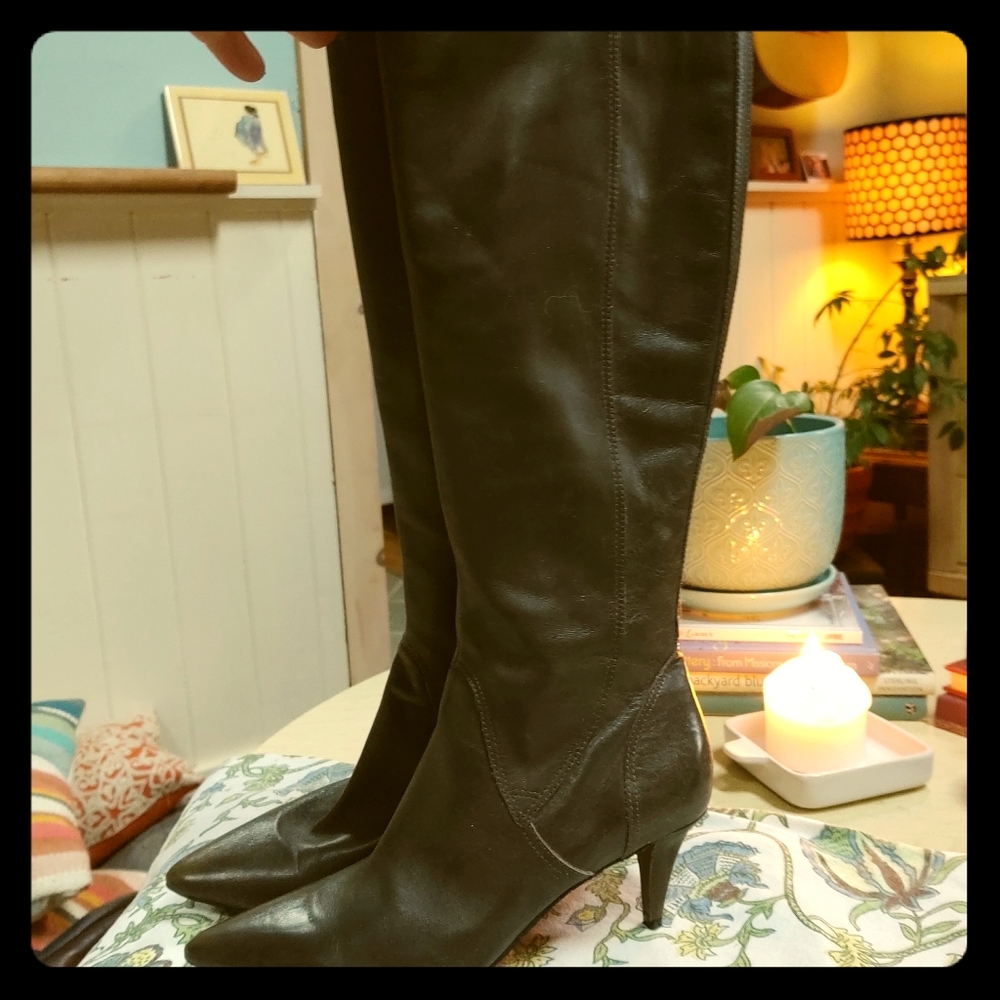 Nine West Charcoal Grey Women's Boots